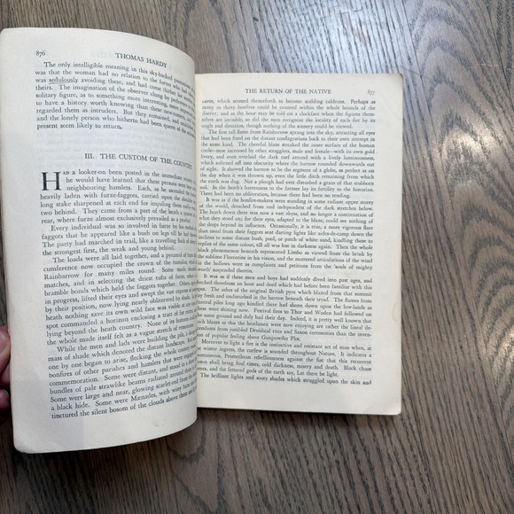 The Return Of The Native Thomas Hardy 1939 3rd Edition Reprint 1944 Rinehart PB - Picture 10 of 12